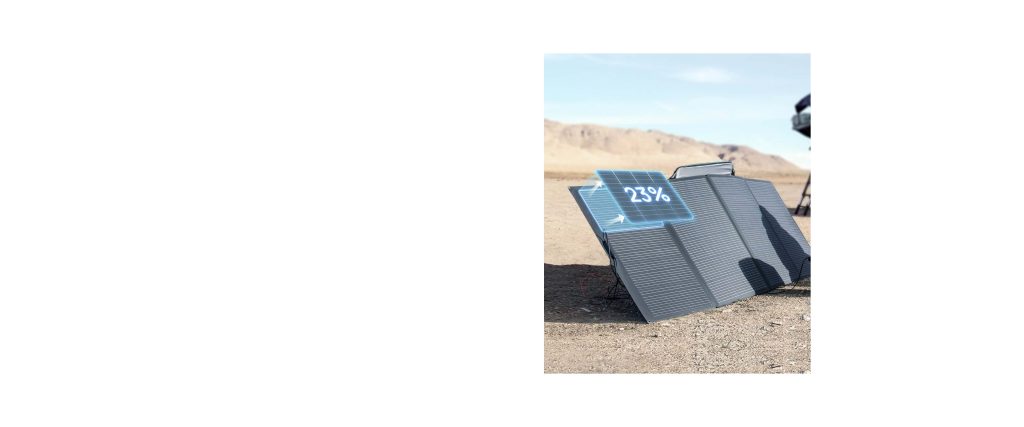 EcoFlow 400W Solar Panel - ефективність перетворення 22,6%