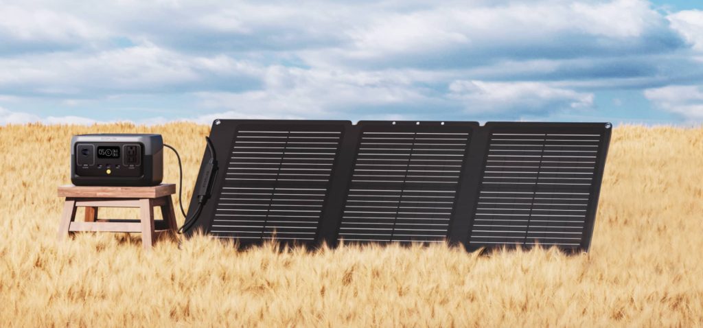 EcoFlow 60W Solar Panel - компактна та легка для подорожей