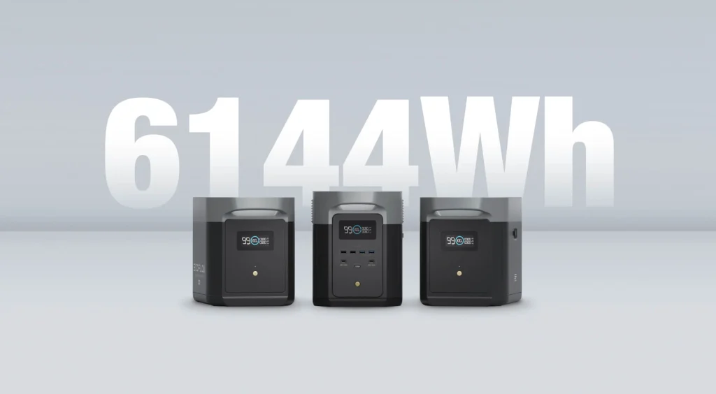 EcoFlow DELTA 2 Max - розширення ємності до 6144 Вт·год