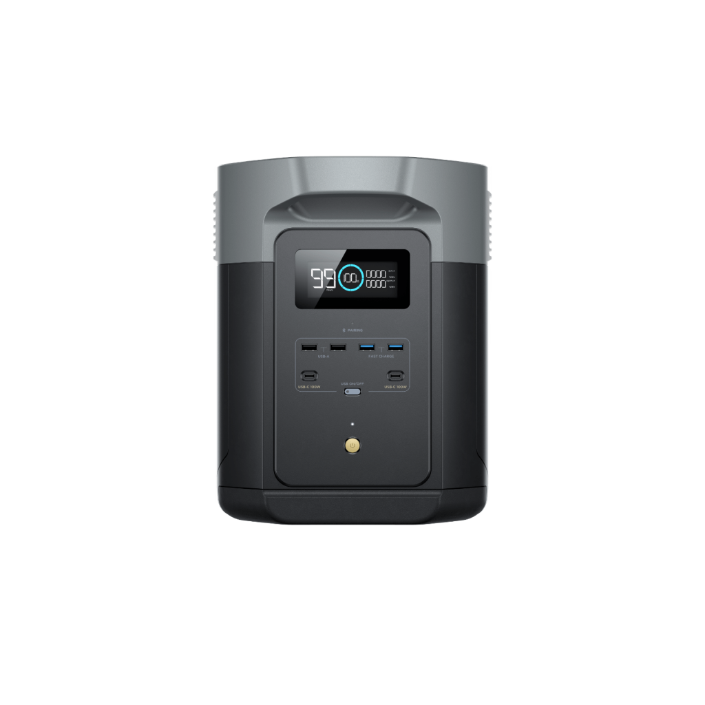 EcoFlow DELTA 2 Max - зарядна станція, вигляд спереду