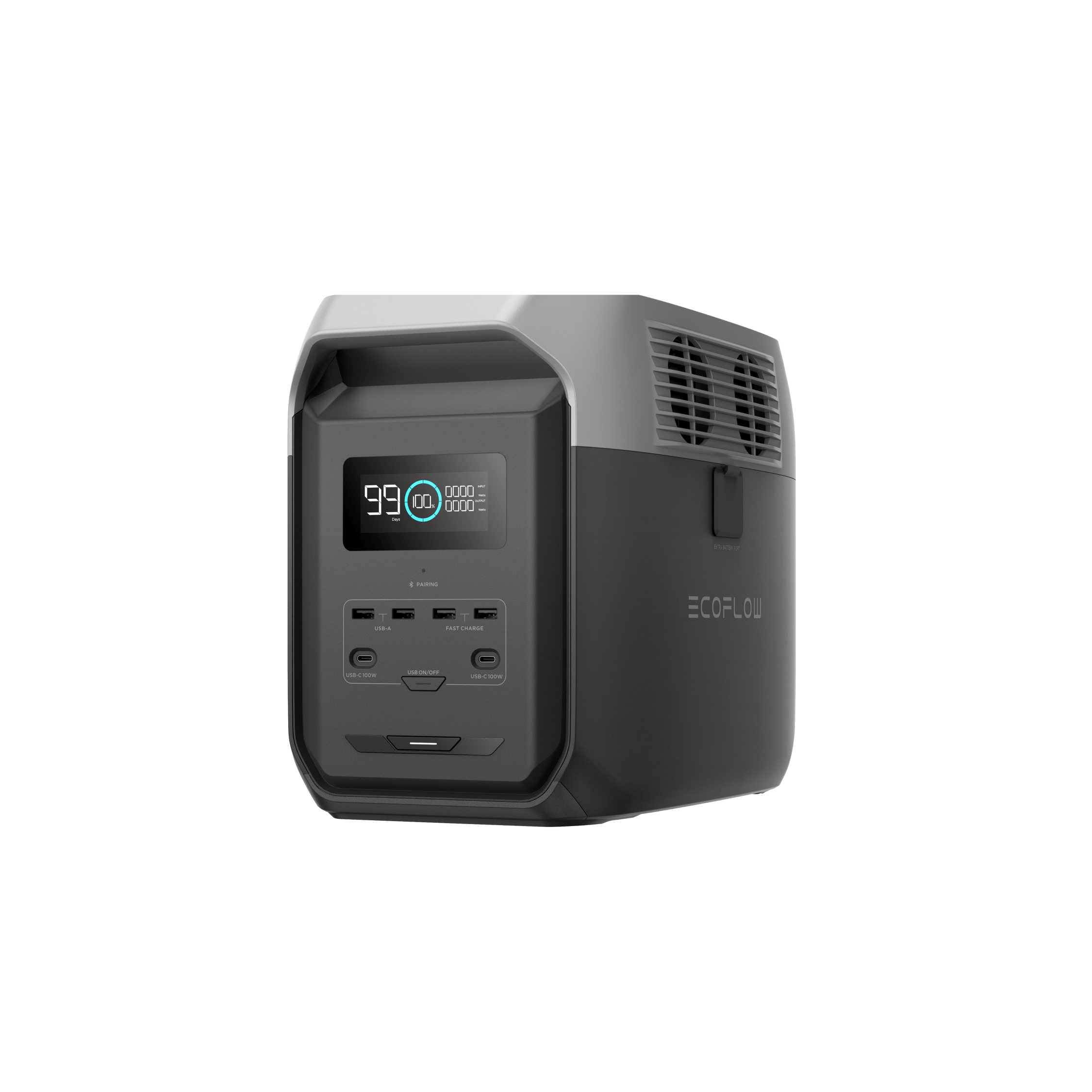 EcoFlow DELTA 3 1500 - зарядна станція, вигляд спереду