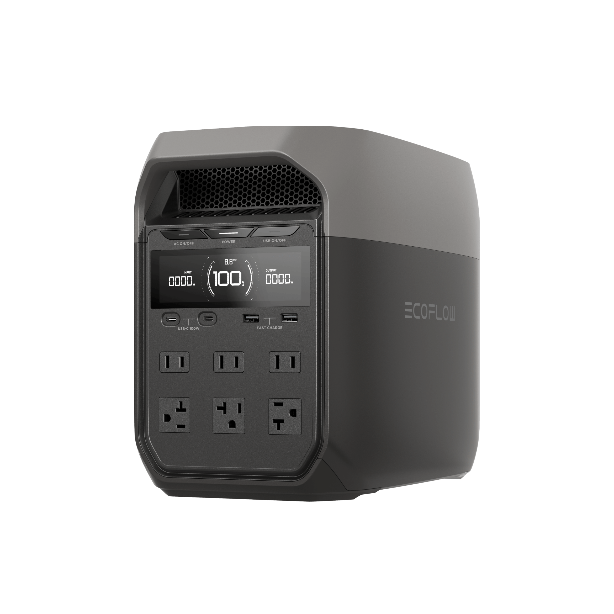 EcoFlow DELTA 3 - вигляд під кутом