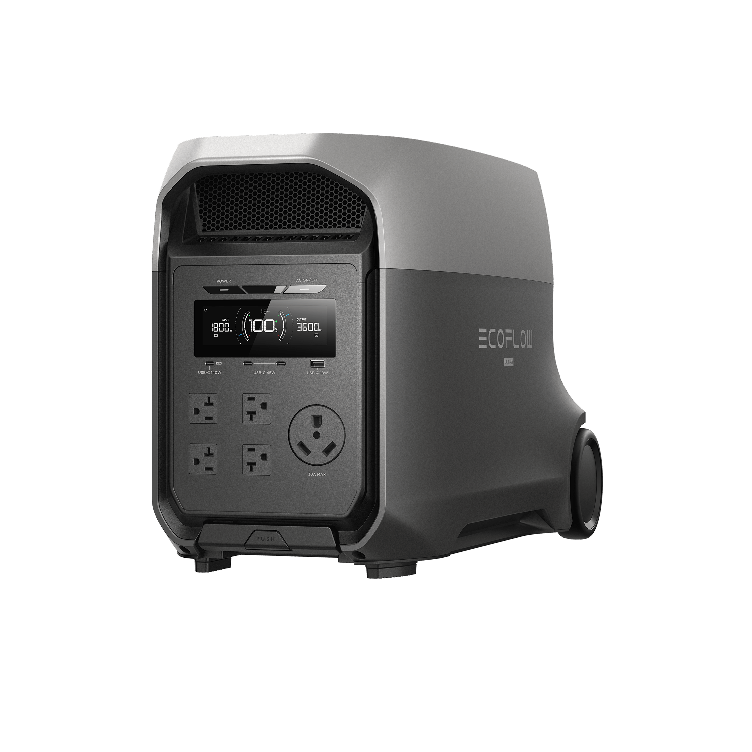 EcoFlow DELTA 3 Ultra - панель портів