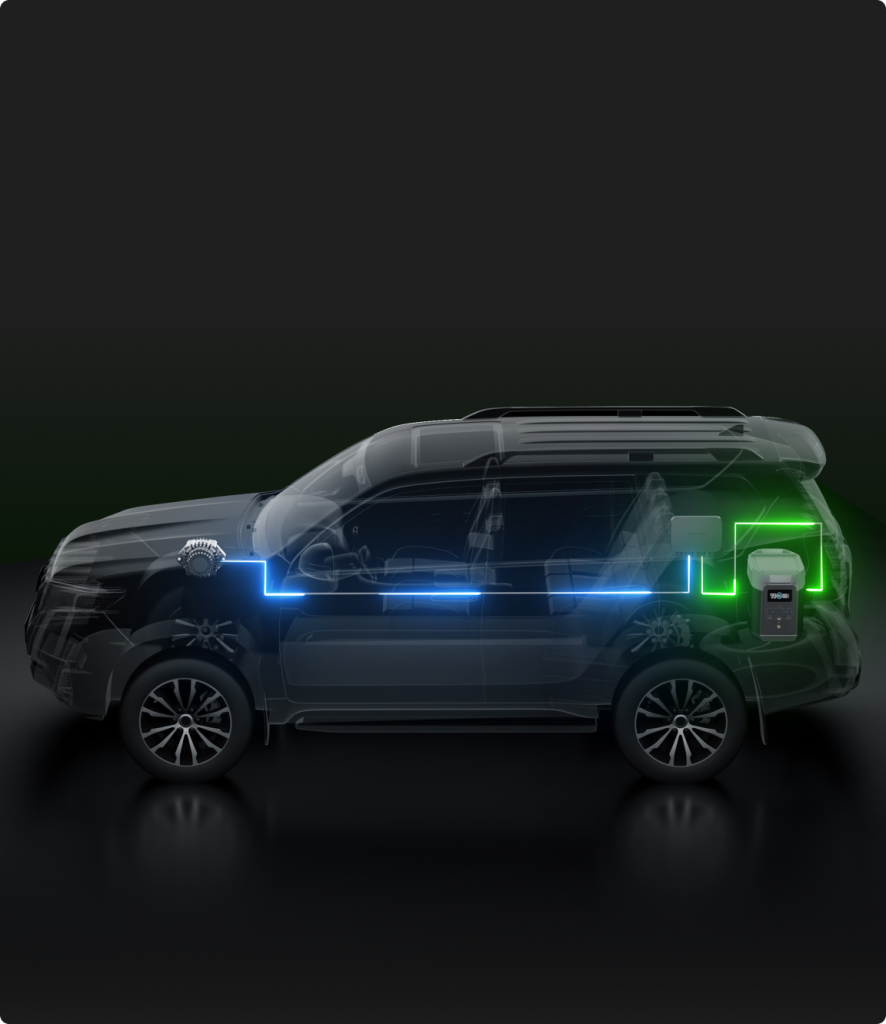 EcoFlow DELTA Pro - заряджання від автомобіля